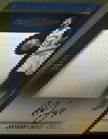 Anthony Davis 16-17 preferred jersey auto autograph /35