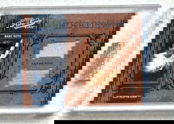 2004 playoff prime cut Babe Ruth game used jersey bat 2 color pinstripe 4/25