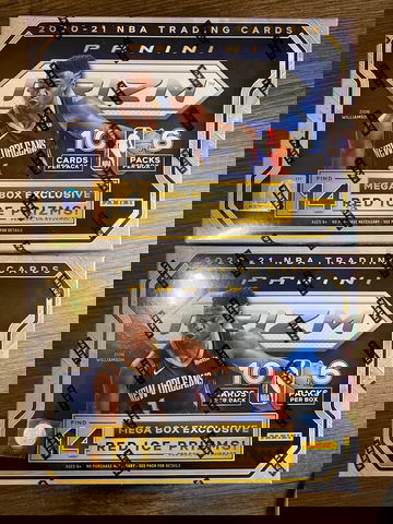 2021 Panini Prizm Mega Boxes (2) SEALED RED CRACKED ICE