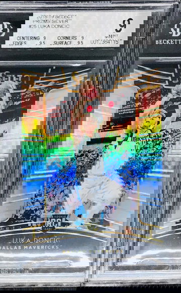 Luka Doncic 2018-19 Select Prizms Silver RC BGS 9 Mint  (.5 away) Rookie