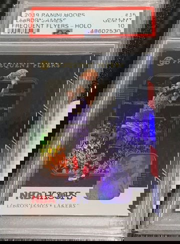 2019 Hoops Lebron James Frequent Flyer Holo #15 Gem Mint Psa 10