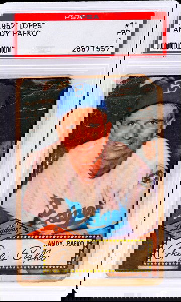 1952 Topps Andy Pafko #1 PSA 1