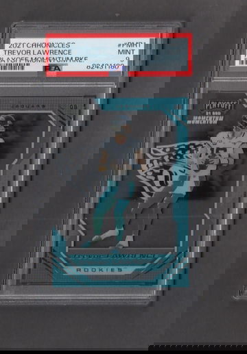 2021 Chronicles Playoff Momentum Rookies #PMR1 Trevor Lawrence PSA 10 RC Jaguars