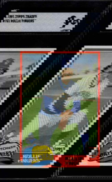 1981 Topps Traded Rollie Fingers SGC 9 #761 HOF