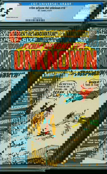 FROM BEYOND THE UNKNOWN #10, CGC 8.5 VF+