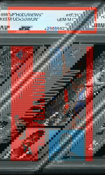 Hakeem Olajuwon 1996 SP Holoviews PSA 10