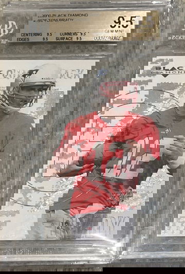 2000 Tom Brady Black Diamond Upper Deck Rookie BGS 9.5 PSA 10 Quad 9.5s RC