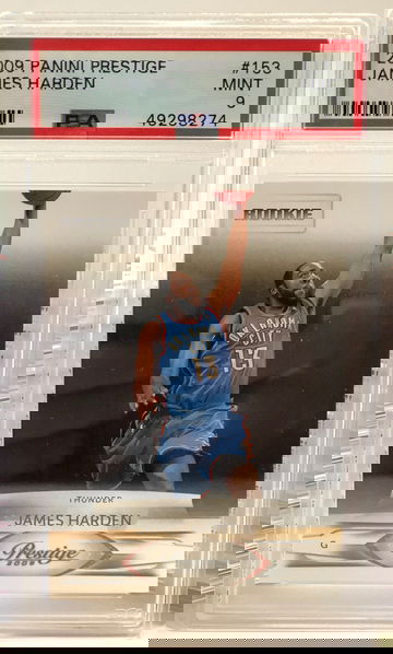 James Harden 2009 Panini Prestige Rookie - Mint PSA 9
