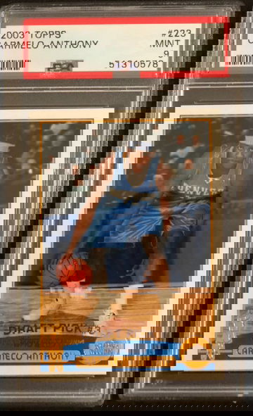 2003 Topps Carmelo Anthony #223 PSA 9 Mint
