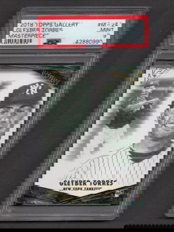 2018 Topps Gallery Masterpiece #24 Gleyber Torres PSA 9 RC Rookie