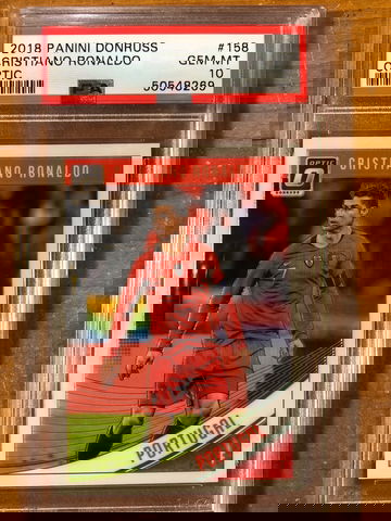 2018 Panini Donruss Optic Christiano Ronaldo PSA 10