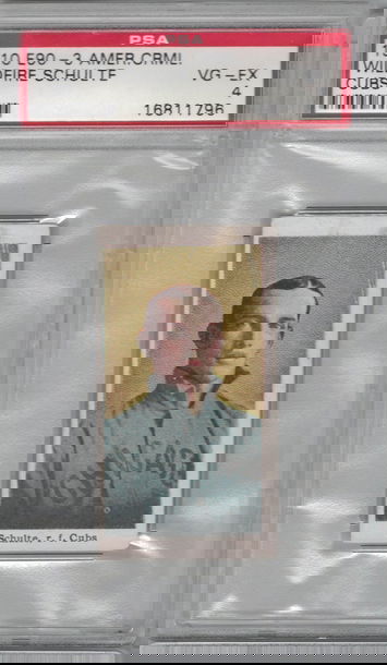 1910 E90 - 3 American Caramel Wildfire Schulte PSA 4 VG Ex