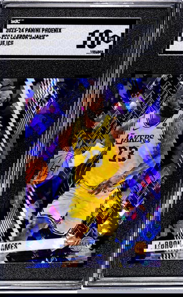 2023-24 Panini Phoenix #211 Lebron James Blue Ice SGC 10