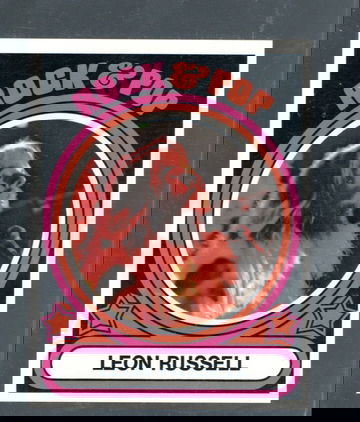 1972 HItmakers Rock & Pop Non Sport Card #6 Leon Russell NM/MT