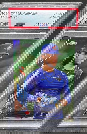 2020 topps chrome bo bichette sp psa 9 #150