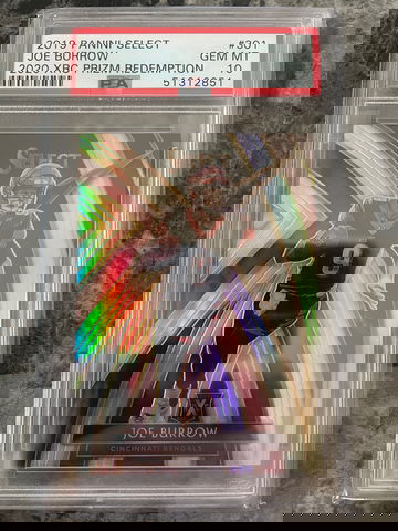 2019 Select XRC Joe Burrow PSA 10 Gem Mint