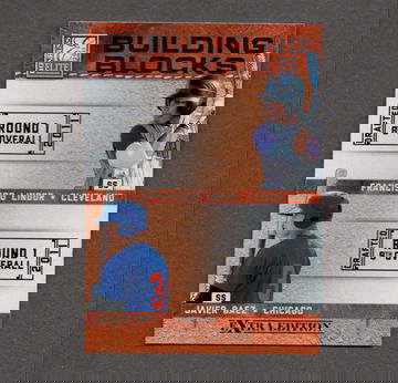 2011 Elite Extra Edition Building Blocks #2 Francisco Lindor Javier Baez RC