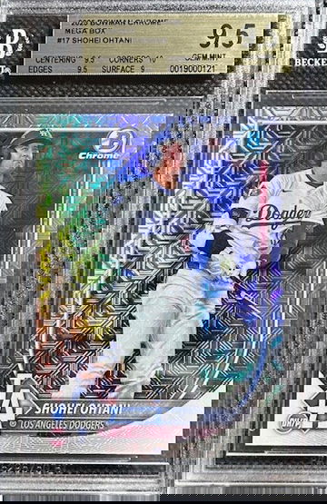 2025 BOWMAN MEGA BOX CHROME #17 SHOHEI OHTANI BGS 9.5 GEM MINT LA DODGERS