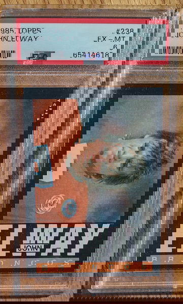 1985 Topps John Elway PSA 6