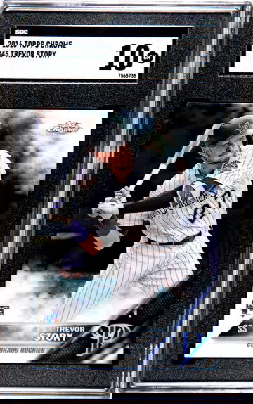 2016 Topps Chrome Trevor Story SGC 10