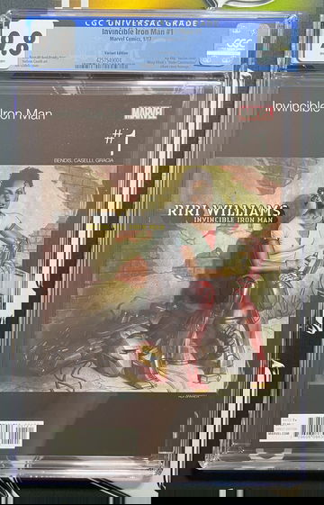 Invincible Iron Man #1 CGC 9.8 WP (2017) Hip Hop Variant Cover