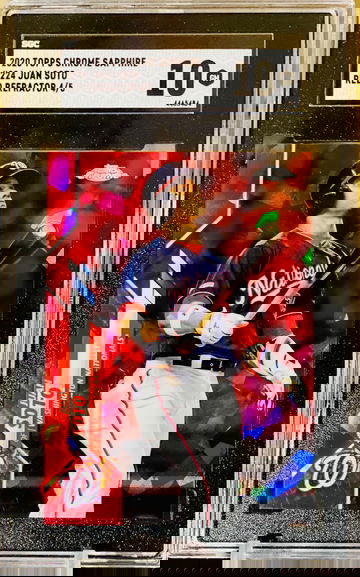 2020 Juan Soto Red Sapphire /5 PSA 10 POP 1 SSP