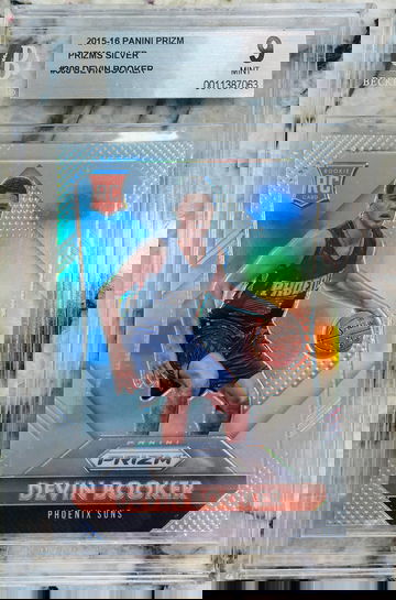 BGS 9 2015-16 Prizm Silver Devin Booker RC Rookie Phoenix Suns Ships From Canada Priority 