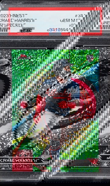 2023 Finest Michael Harris II Green Speckle 
