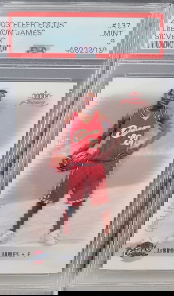 Lebron James 2003 Fleer Focus rc Silver /25 rookie 137