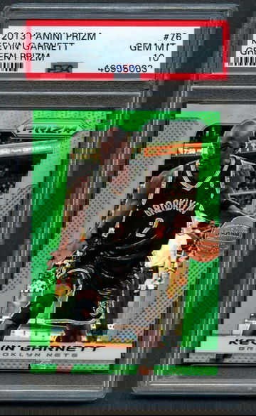 2013 Panini Prizm Green KEVIN GARNETT PSA 10 GEM MT Pop of 1