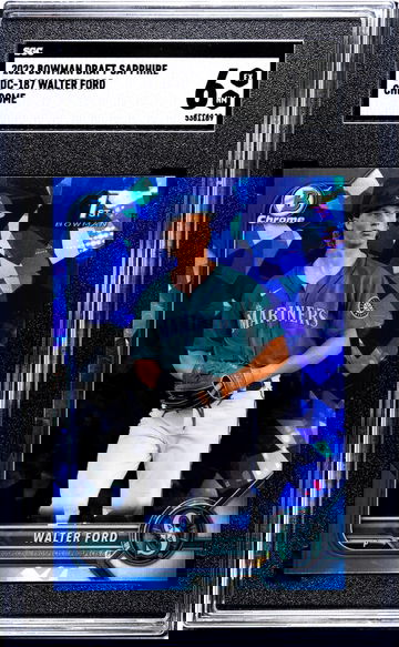 2022 Bowman Draft Sapphire Walter Ford #BDC-187 Chrome SGC 6