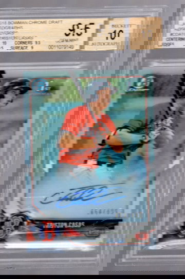 Triston Casas 2018 Bowman Refractor Auto