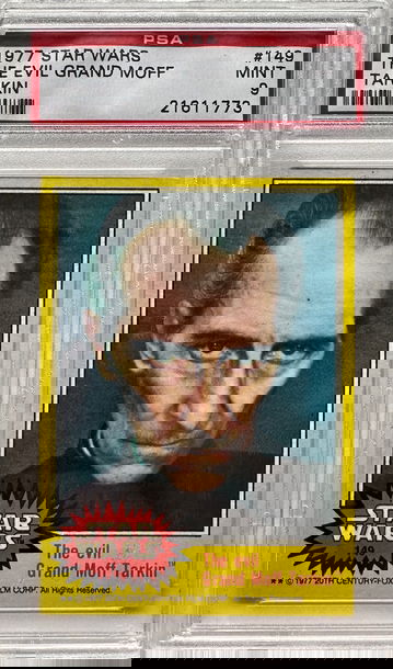1977 Topps Star Wars The Evil Grand Moff Tarkin #149 PSA 9