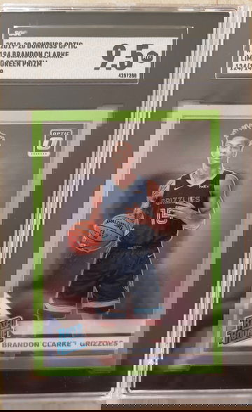 Brandon Clarke RC 2019 Optic #194 Lime Green Prizm /149 SGC 9.5 