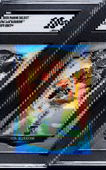 2020 PANINI SELECT JOE BURROW SILVER PRIZM 