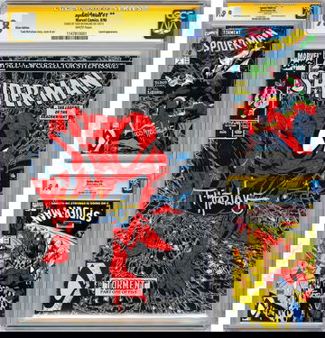 SPIDER-MAN #1-2-3 CGC-SS 9.8-9.8-9.4 PREMIERE ISSUES SIGNED TODD MCFARLANE 1990