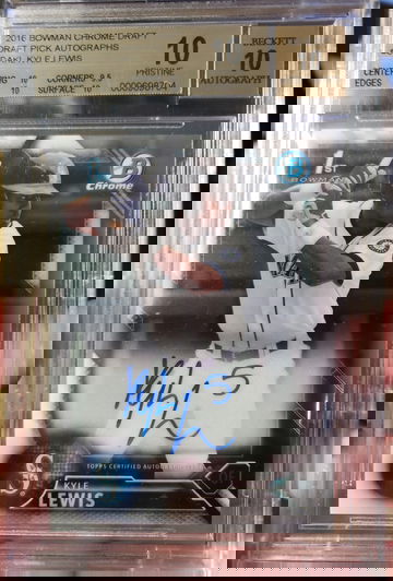 2016 Bowman Kyle Lewis Auto BGS 10 PRISTINE
