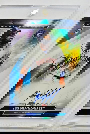 2020 Finest Moments Autographs #MOMAYA Yordan Alvarez ROOKIE AUTO RC ASTROS