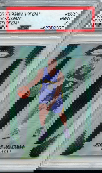 Kyle Kuzma Silver Prizm Rookie PSA 9 NEP