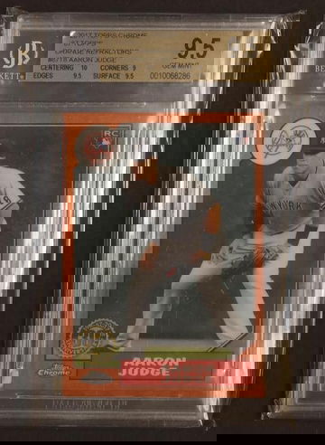 2017 Topps Chrome Rookie Autograph Gold Refractor Ian Happ #RAIH /50 BGS 9.5