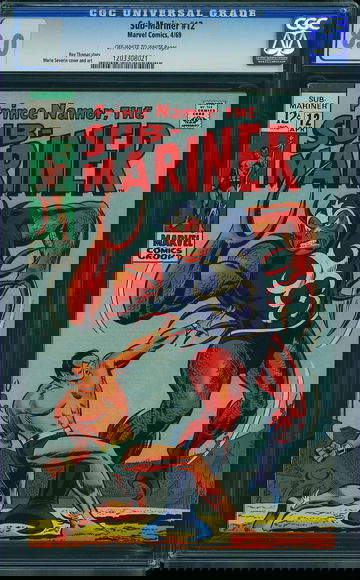 SUB-MARINER #12, CGC 8.0 VF