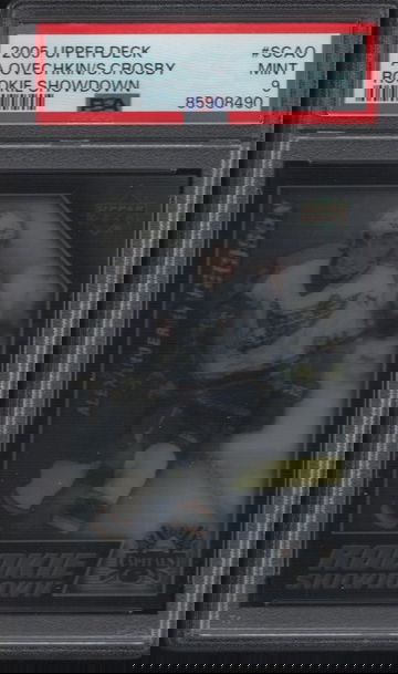 2005 Upper Deck Rookie Showdown Alex Ovechkin/Sidney Crosby PSA 9 Mint