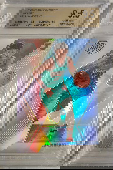 2019 MOSAIC Silver PRIZM RC rookie Ja Morant BGS 9.5
