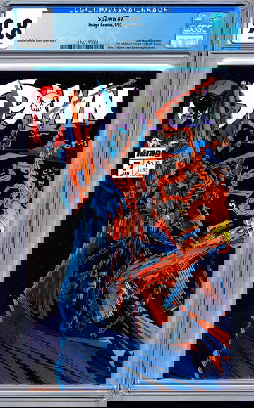 SPAWN #7 CGC 9.8 TODD MCFARLANE STORY CVR & ART OVER-KILL APP 1ST PTG IMAGE 1993