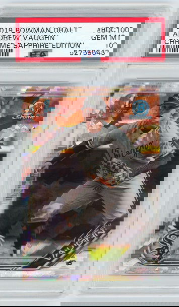 2019 Bowman Draft Sapphire Andrew Vaughn