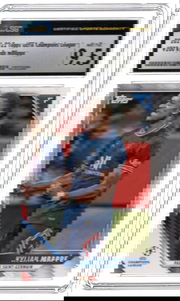 2021-22 Topps UEFA Campions Leauge Kylian Mbappe 9.5