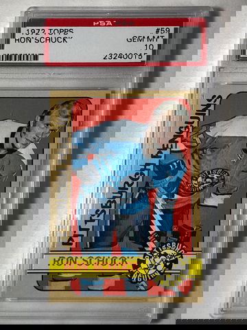 1972 TOPPS RON SCHOCK #59 GEM-MT 10