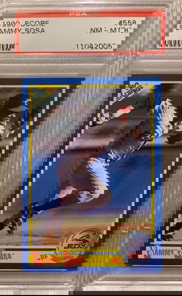 1990 Score Sammy Sosa RC #558