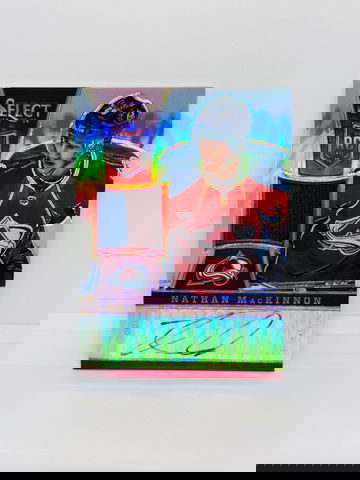 2013 Select NATHAN MACKINNON Rookie Silver Prime Patch Auto /25