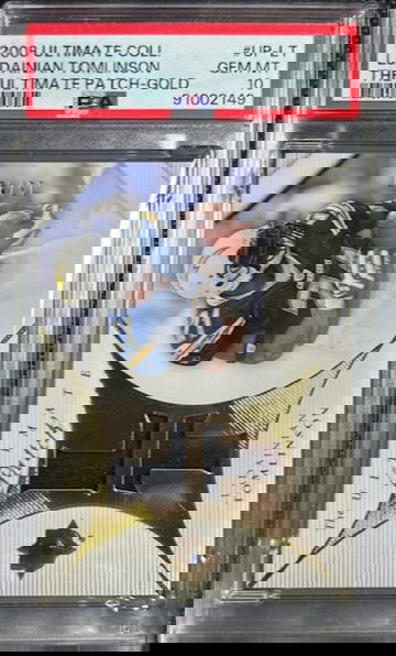 2008 Ultimate Collection The Gold /40 LaDainian Tomlinson #UP-LT Patch PSA 10